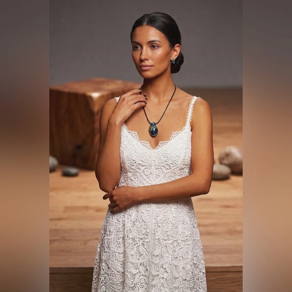 OOAK Artisan Borosilicate "Galaxy" Vortex Pendant - Adjustable Art - Picture 2 of 16